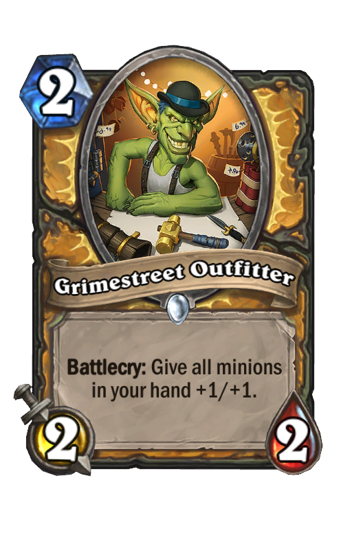 Grimestreet Outfitter Hearthstone kártya