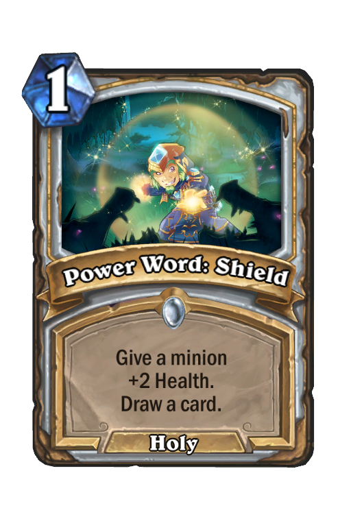 Power Word: Shield Hearthstone kártya