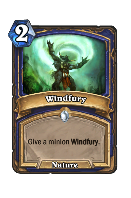 Windfury Hearthstone kártya