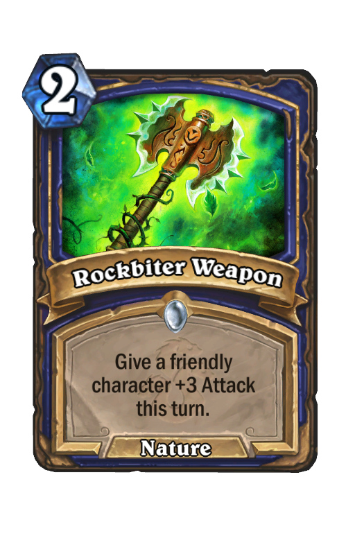 Rockbiter Weapon Hearthstone kártya