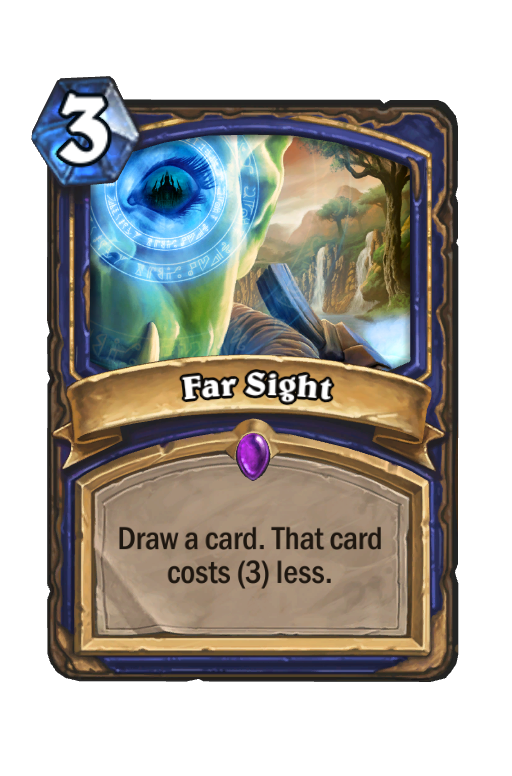 Far Sight Hearthstone kártya