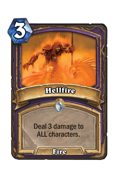 Hellfire Hearthstone kártya