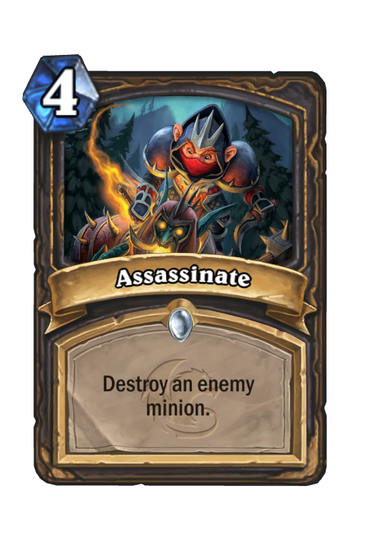 Assassinate Hearthstone kártya