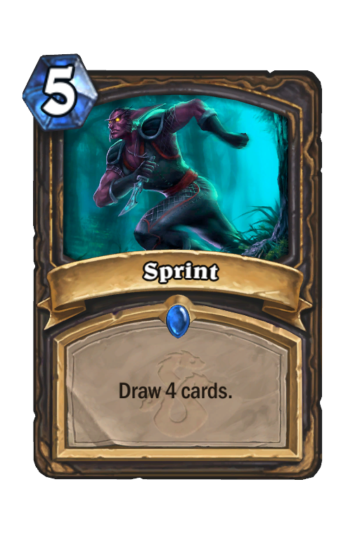 Sprint Hearthstone kártya