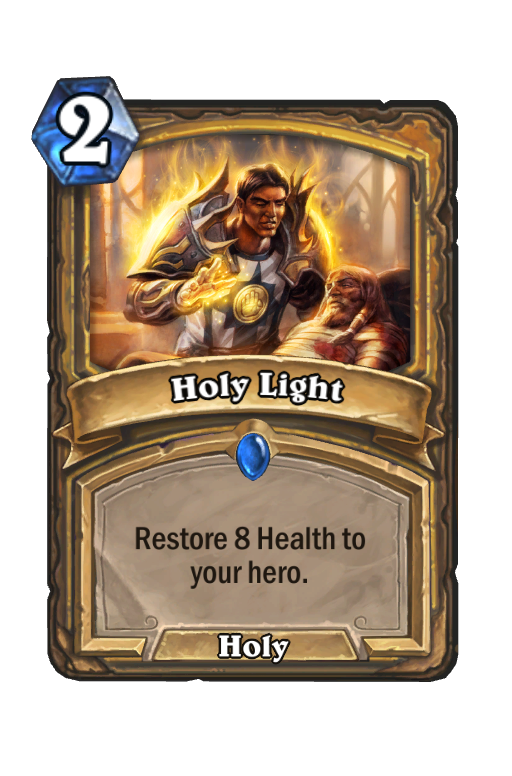 Holy Light Hearthstone kártya
