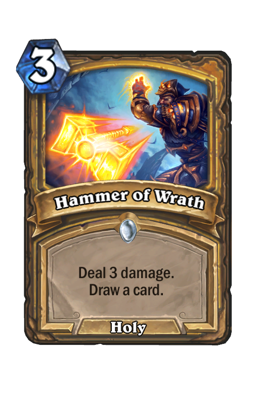 Hammer of Wrath Hearthstone kártya