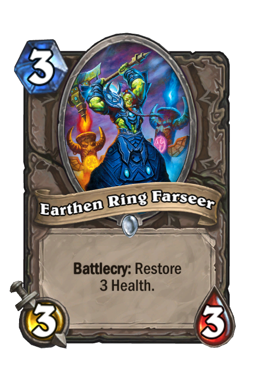 Earthen Ring Farseer Hearthstone kártya