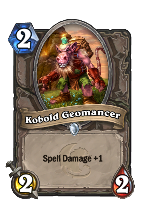 Kobold Geomancer Hearthstone kártya