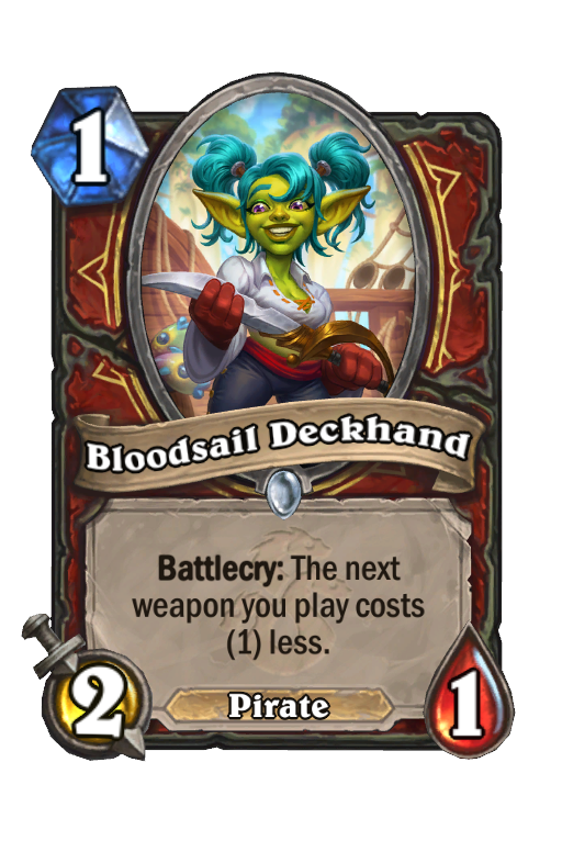 Bloodsail Deckhand Hearthstone kártya