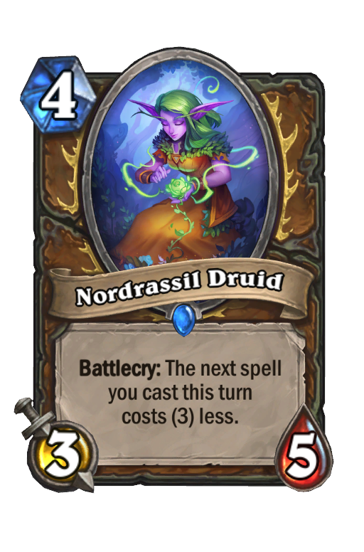 Nordrassil Druid Hearthstone kártya