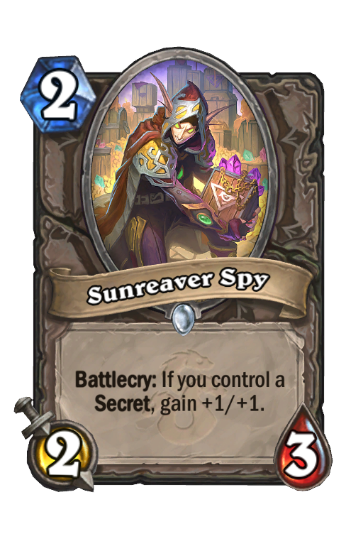 Sunreaver Spy Hearthstone kártya