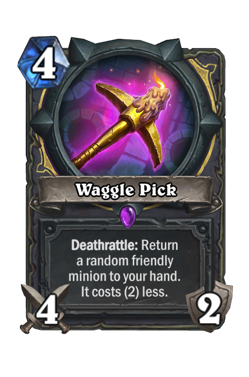 Waggle Pick Hearthstone kártya