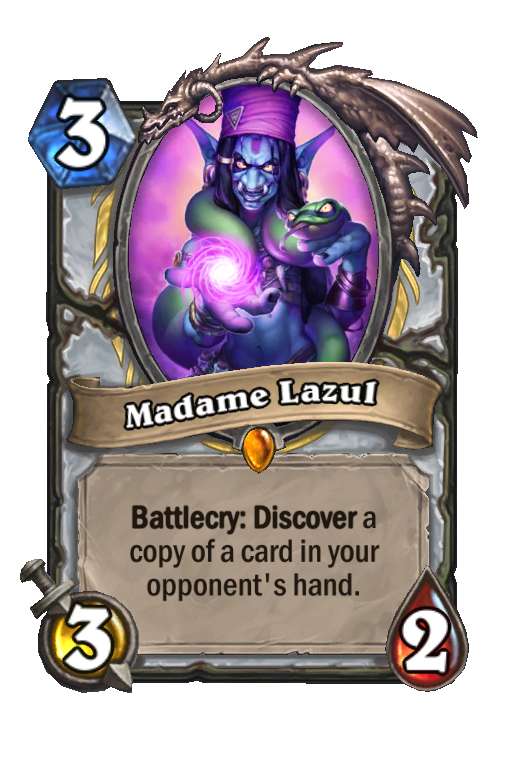 Madame Lazul Hearthstone kártya