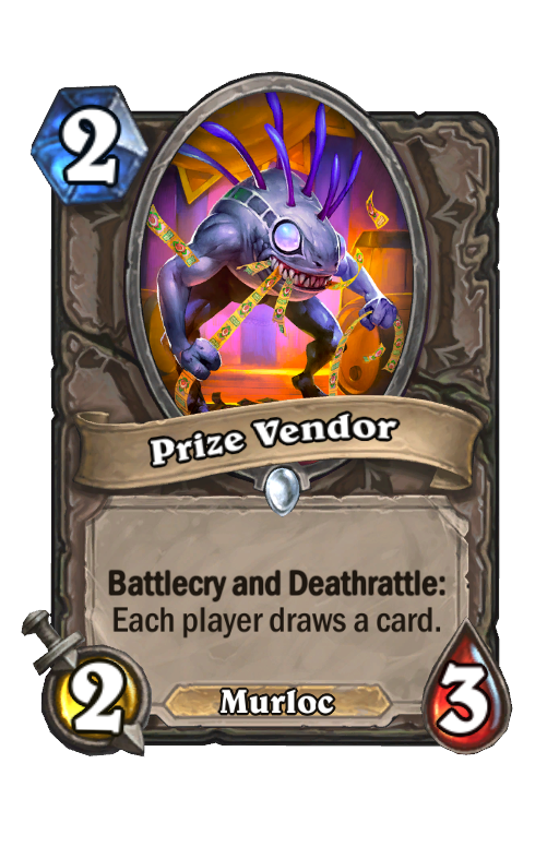Prize Vendor Hearthstone kártya