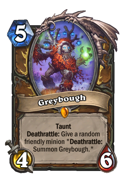 Greybough Hearthstone kártya