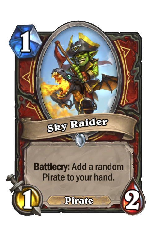 Sky Raider Hearthstone kártya