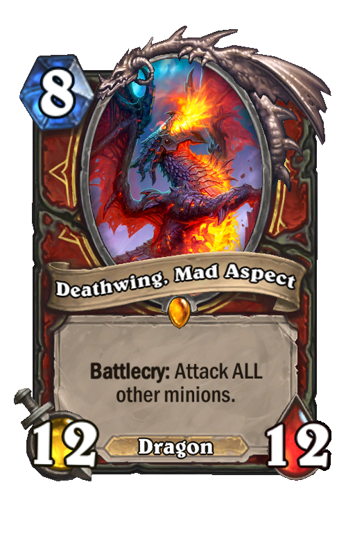 Deathwing, Mad Aspect Hearthstone kártya
