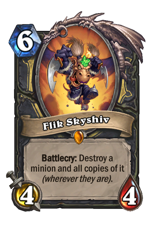 Flik Skyshiv Hearthstone kártya