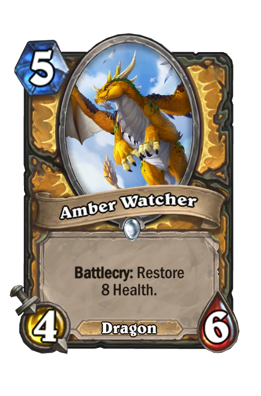 Amber Watcher Hearthstone kártya