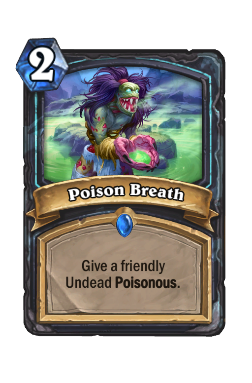 Poison Breath Hearthstone kártya