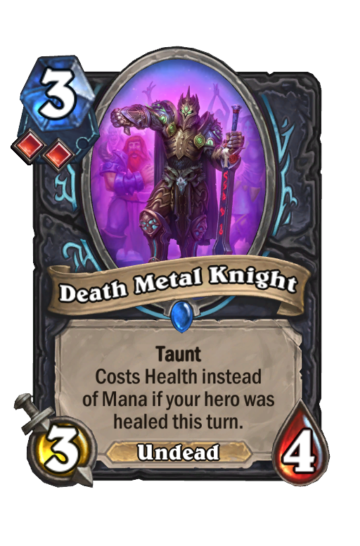 Death Metal Knight Hearthstone kártya