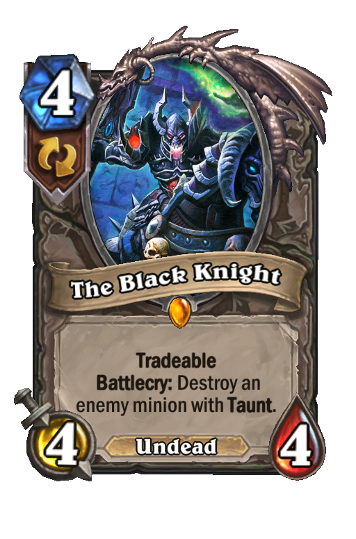 The Black Knight Hearthstone kártya