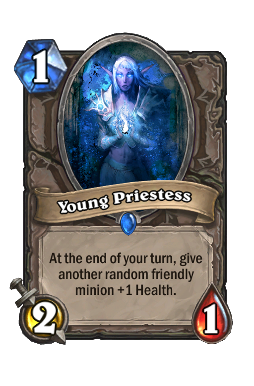 Young Priestess Hearthstone kártya