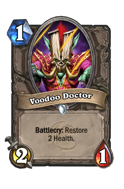 Voodoo Doctor Hearthstone kártya