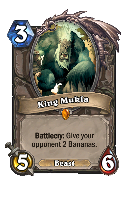 King Mukla Hearthstone kártya
