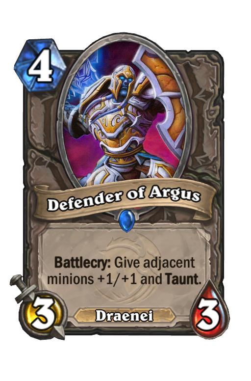 Defender of Argus Hearthstone kártya