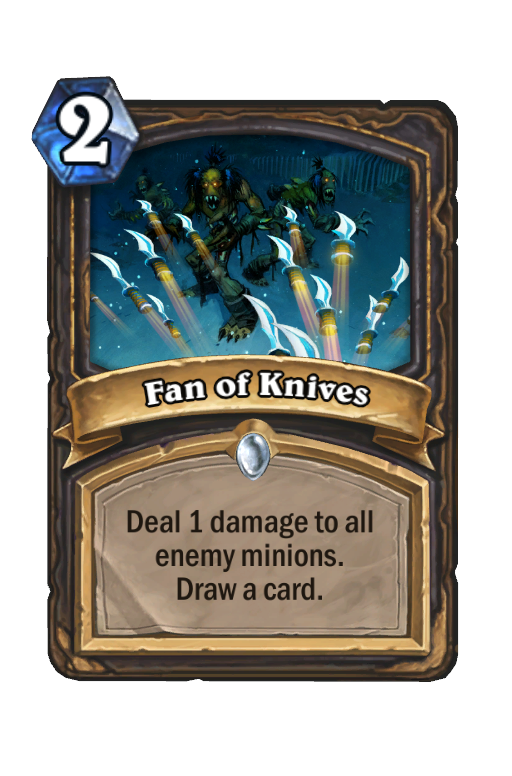 Fan of Knives Hearthstone kártya