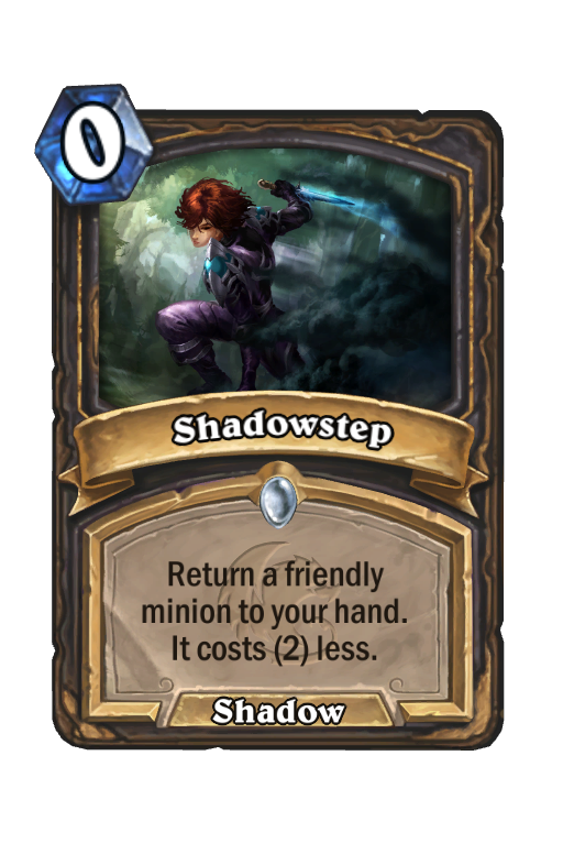 Shadowstep Hearthstone kártya