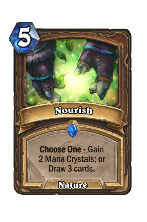 Nourish Hearthstone kártya