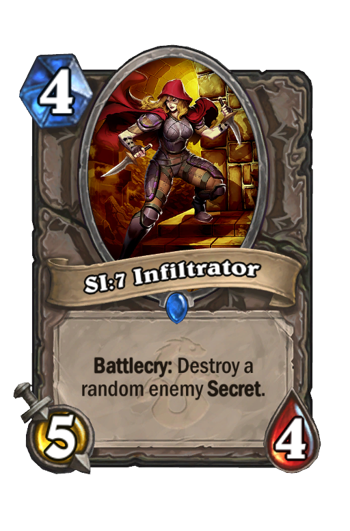 SI:7 Infiltrator Hearthstone kártya