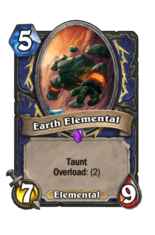 Earth Elemental Hearthstone kártya