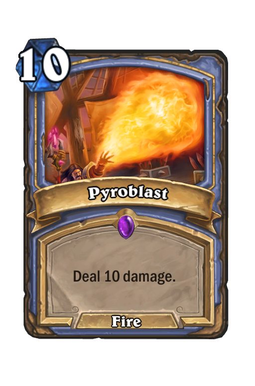 Pyroblast Hearthstone kártya
