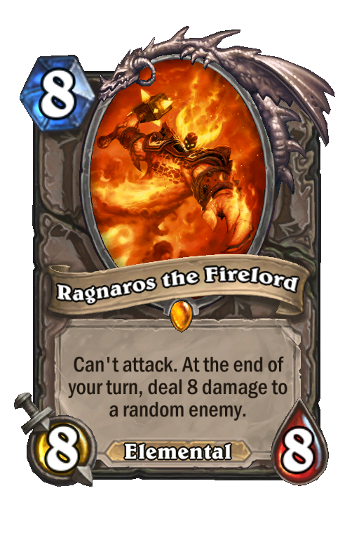 Ragnaros the Firelord Hearthstone kártya