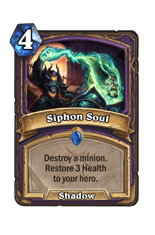 Siphon Soul Hearthstone kártya