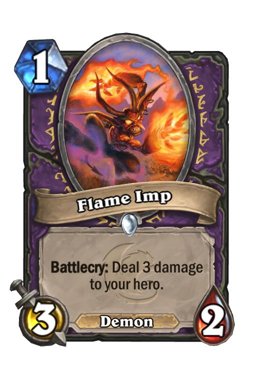 Flame Imp Hearthstone kártya