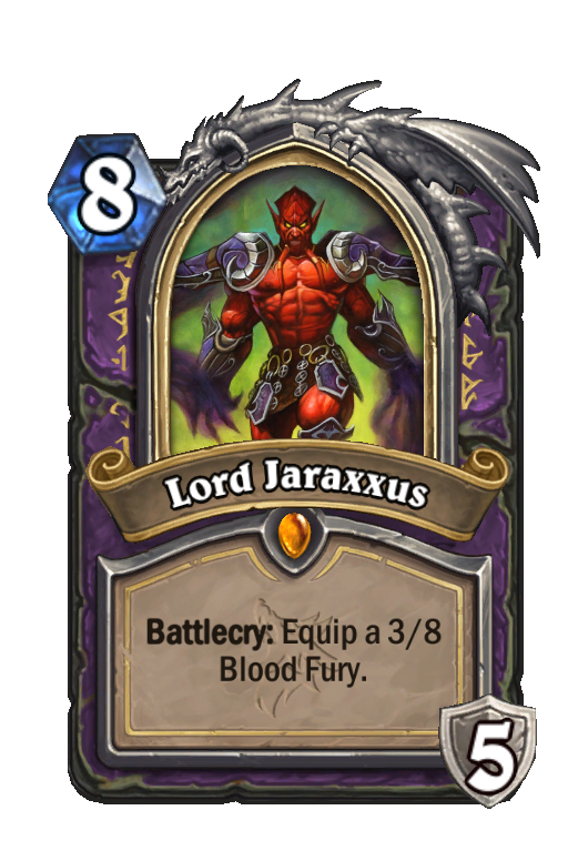 Lord Jaraxxus Hearthstone kártya