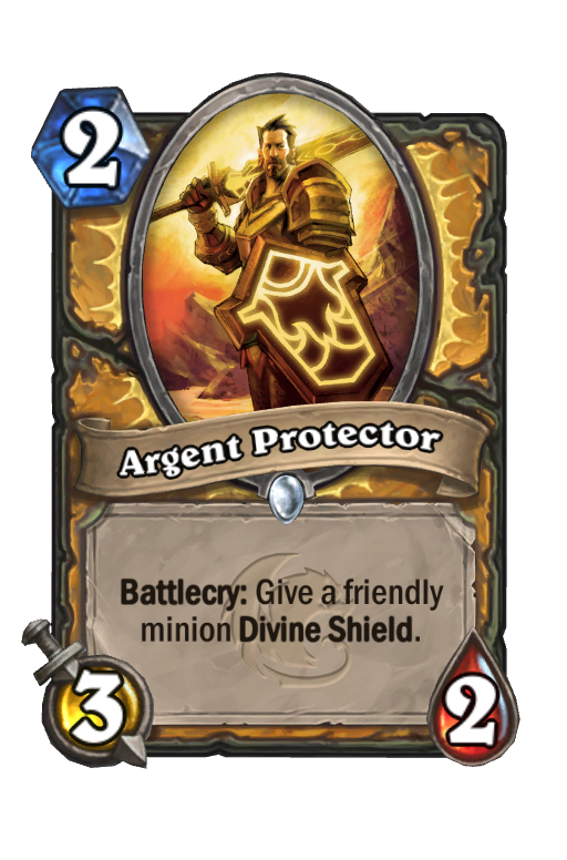 Argent Protector Hearthstone kártya