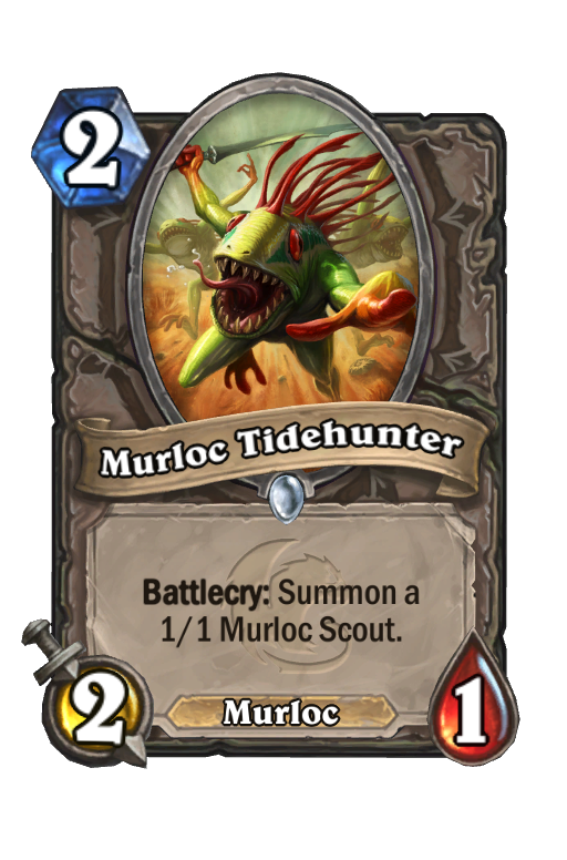 Murloc Tidehunter Hearthstone kártya