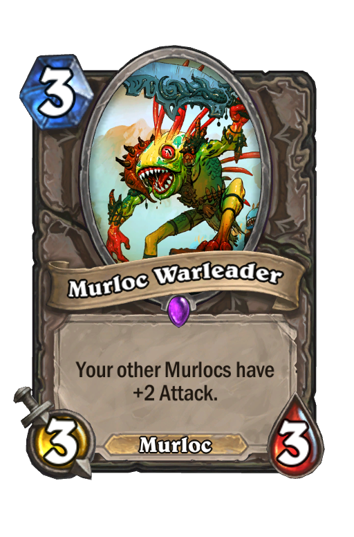 Murloc Warleader Hearthstone kártya