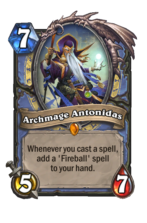 Archmage Antonidas Hearthstone kártya