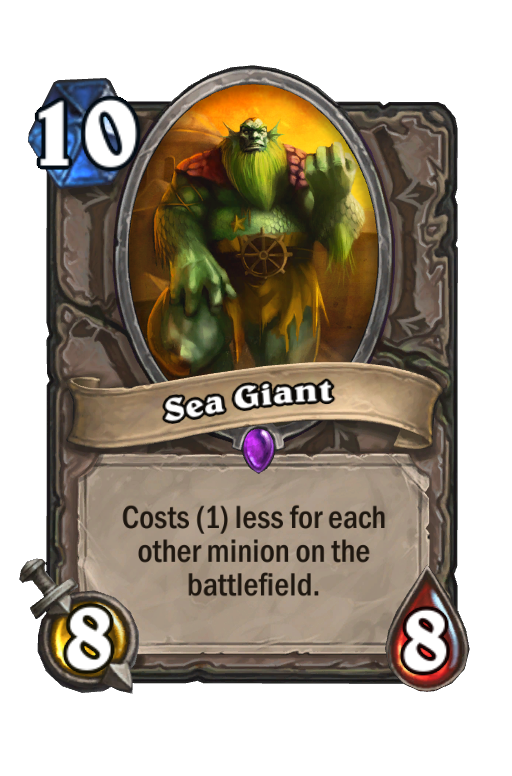 Sea Giant Hearthstone kártya