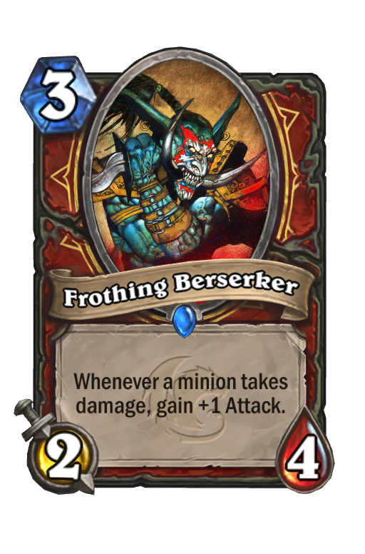 Frothing Berserker Hearthstone kártya