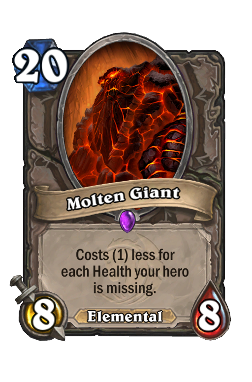 Molten Giant Hearthstone kártya