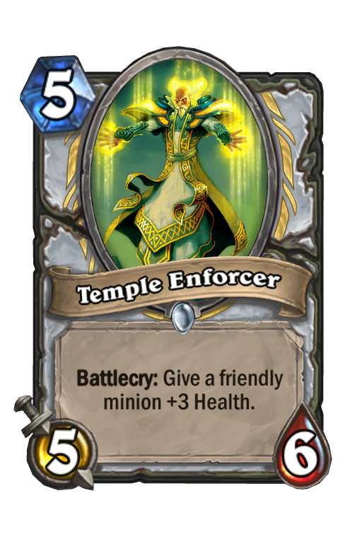 Temple Enforcer Hearthstone kártya