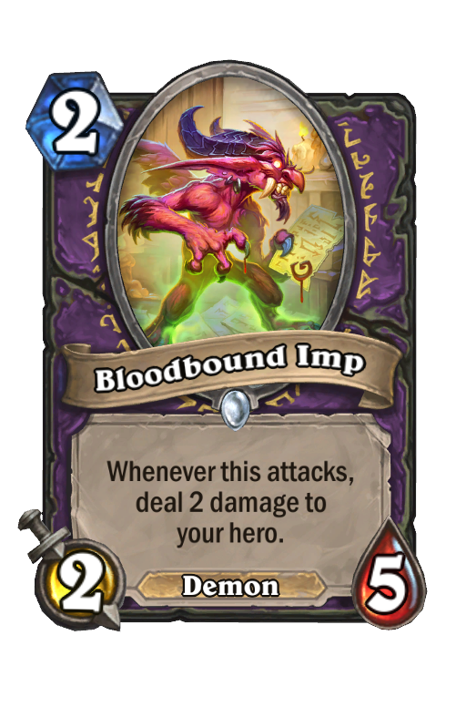 Bloodbound Imp Hearthstone kártya