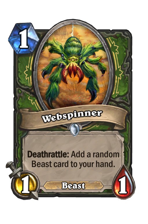Webspinner Hearthstone kártya